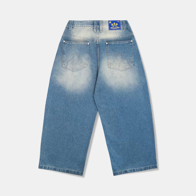 BAGGY JEANS WASHED BLUE